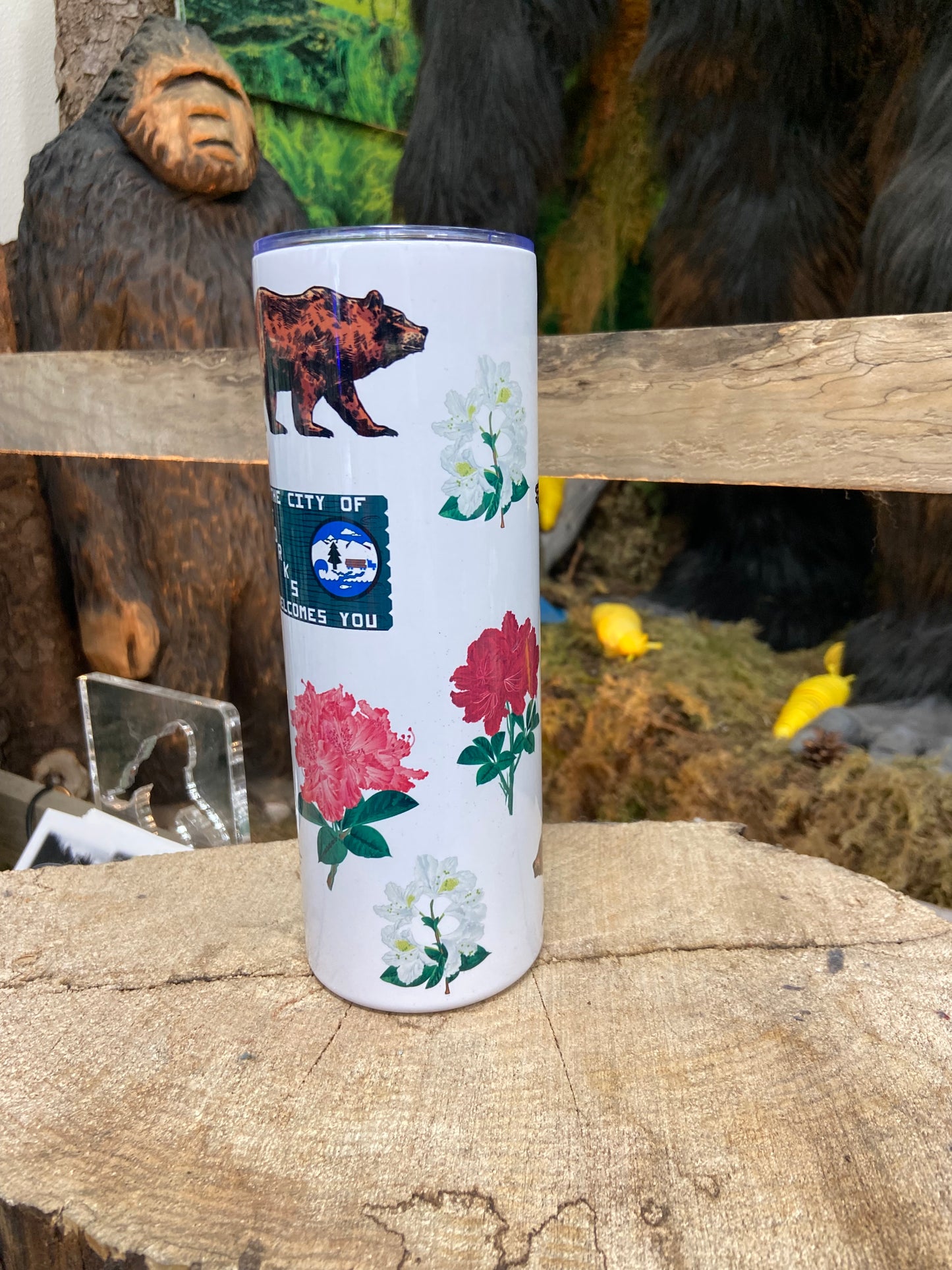 Forks WA Sasquatch Tumbler Water Bottle
