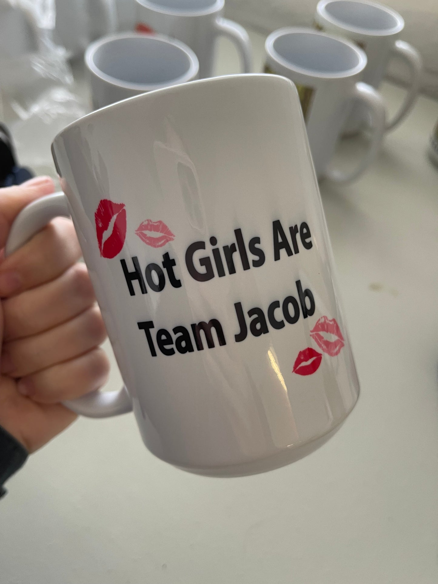 Hot Girls Are Team Edward Mug and/or Hot Girls Are Team Jacob