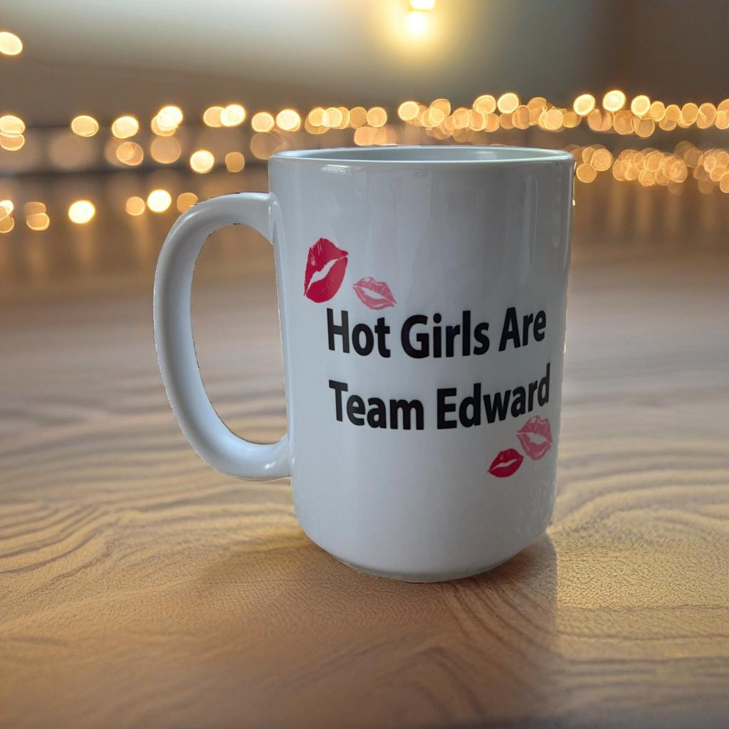 Hot Girls Are Team Edward Mug and/or Hot Girls Are Team Jacob