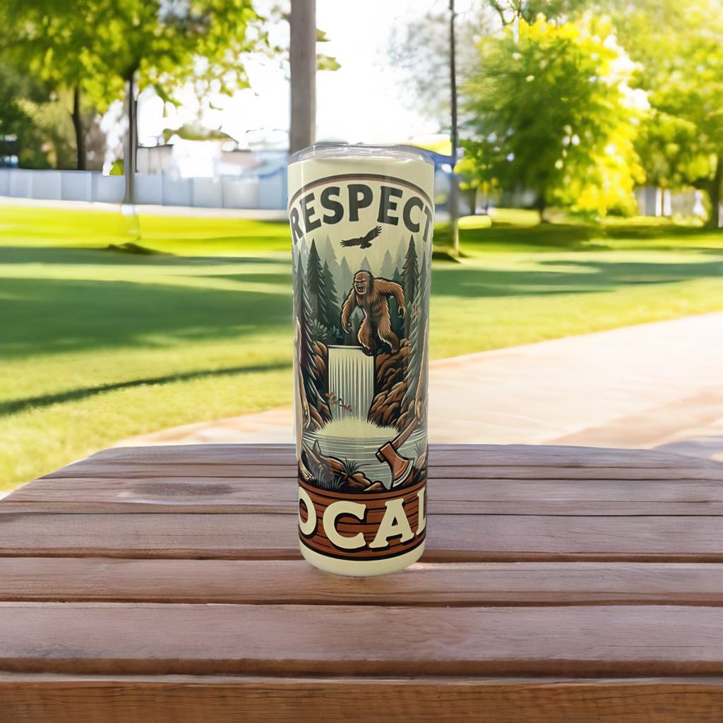 Respect Locals Tumbler Water Bottld