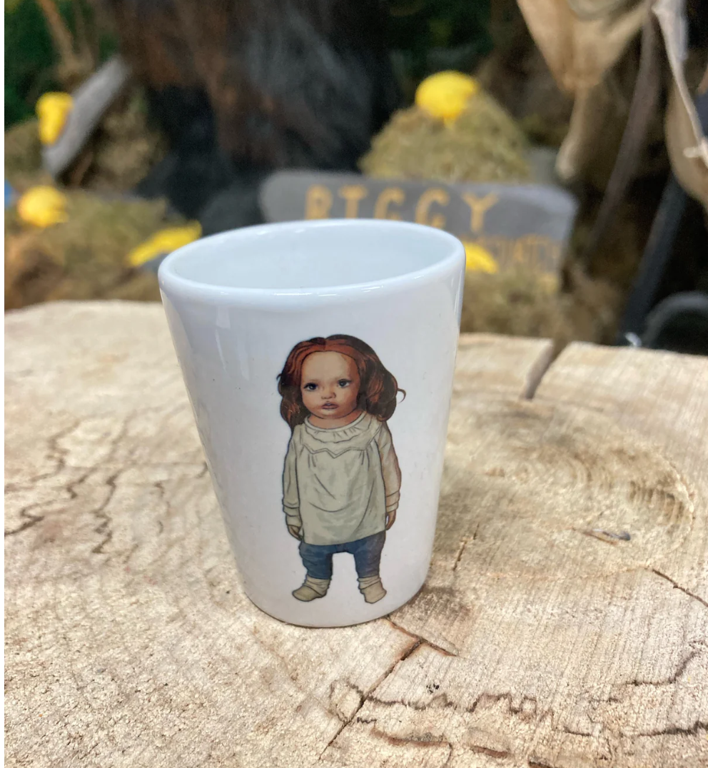 Chuckesmee Haunted Baby Shot glass