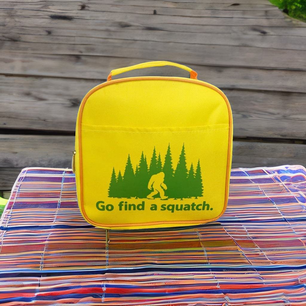 Go Find a Squatch Insulated Lunch Box Bag