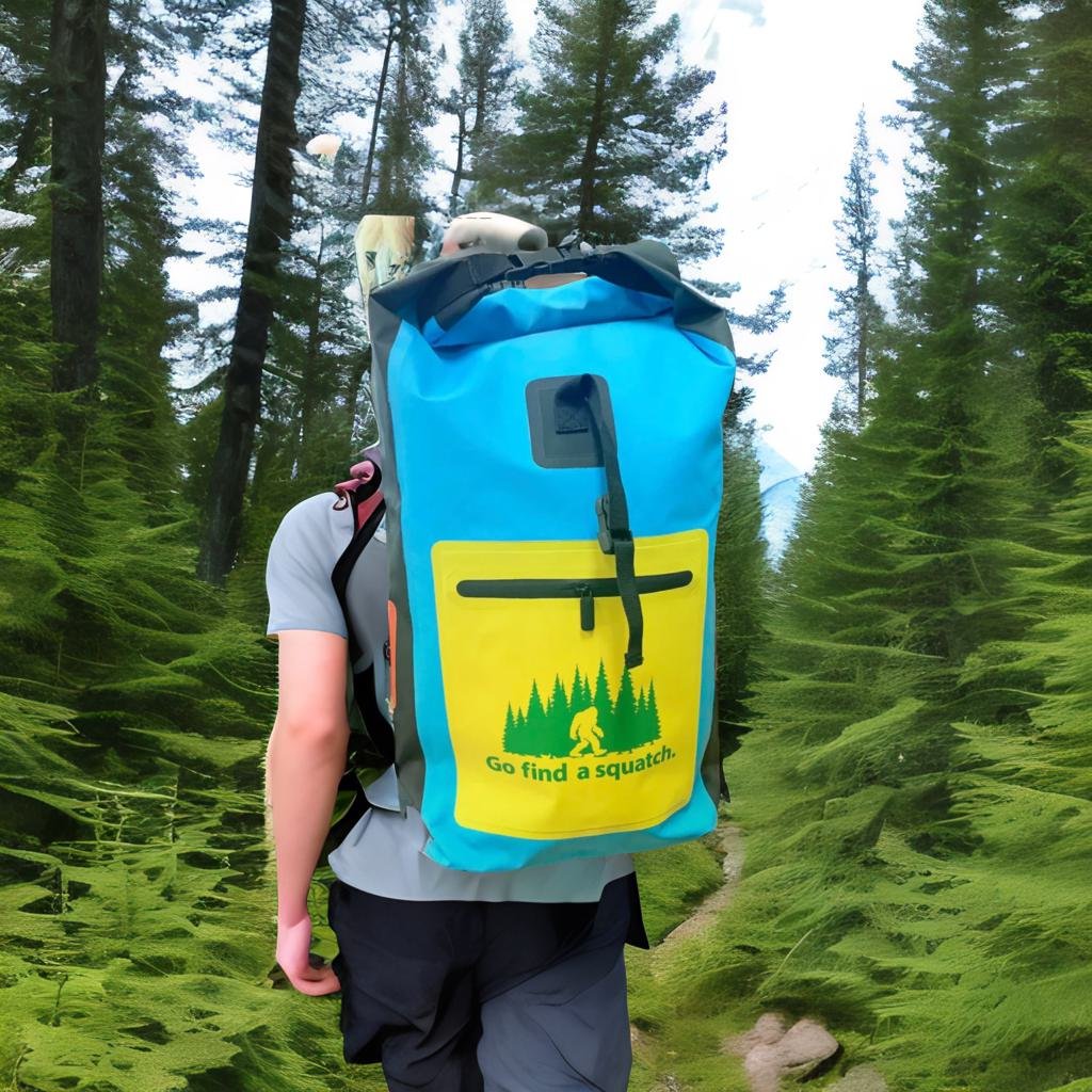 Go Find a Squatch Dry Bag Backpack