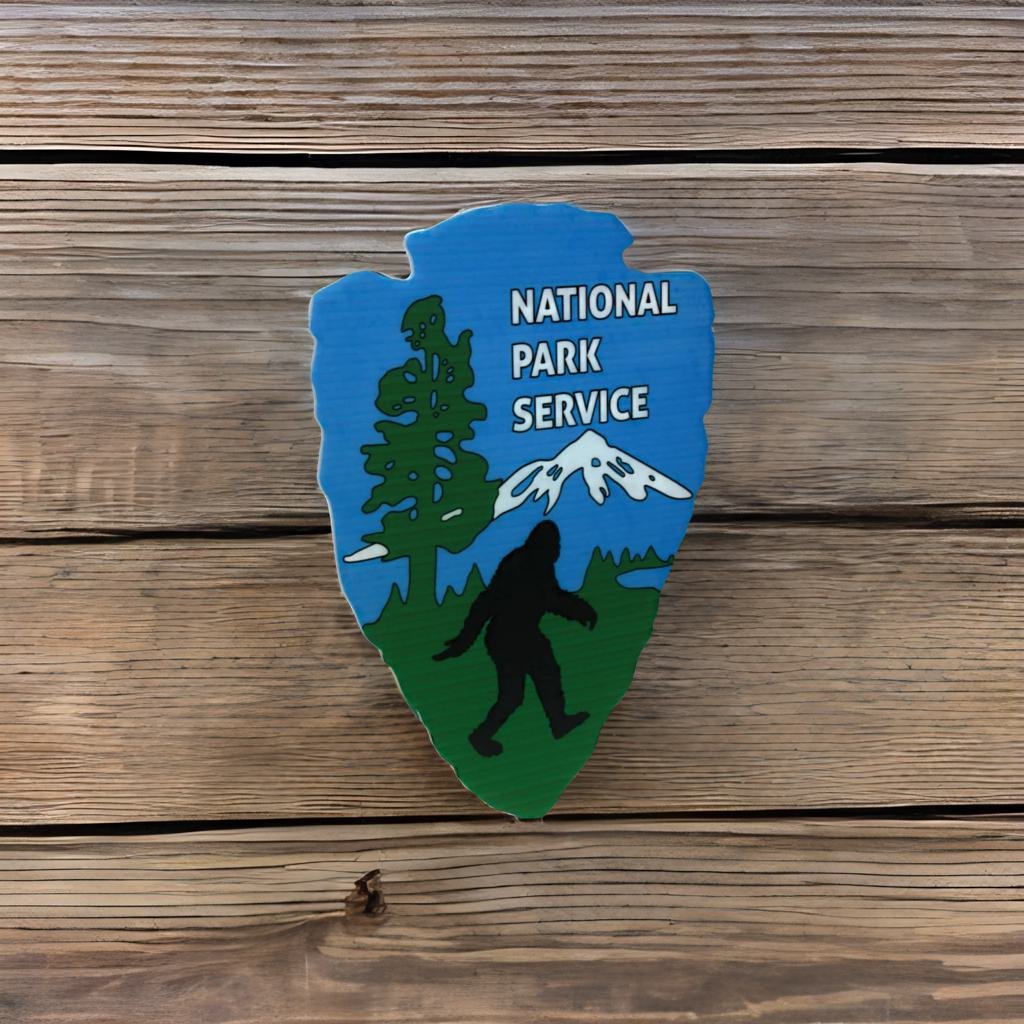 Sasquatch The Legend National Park Service Sign