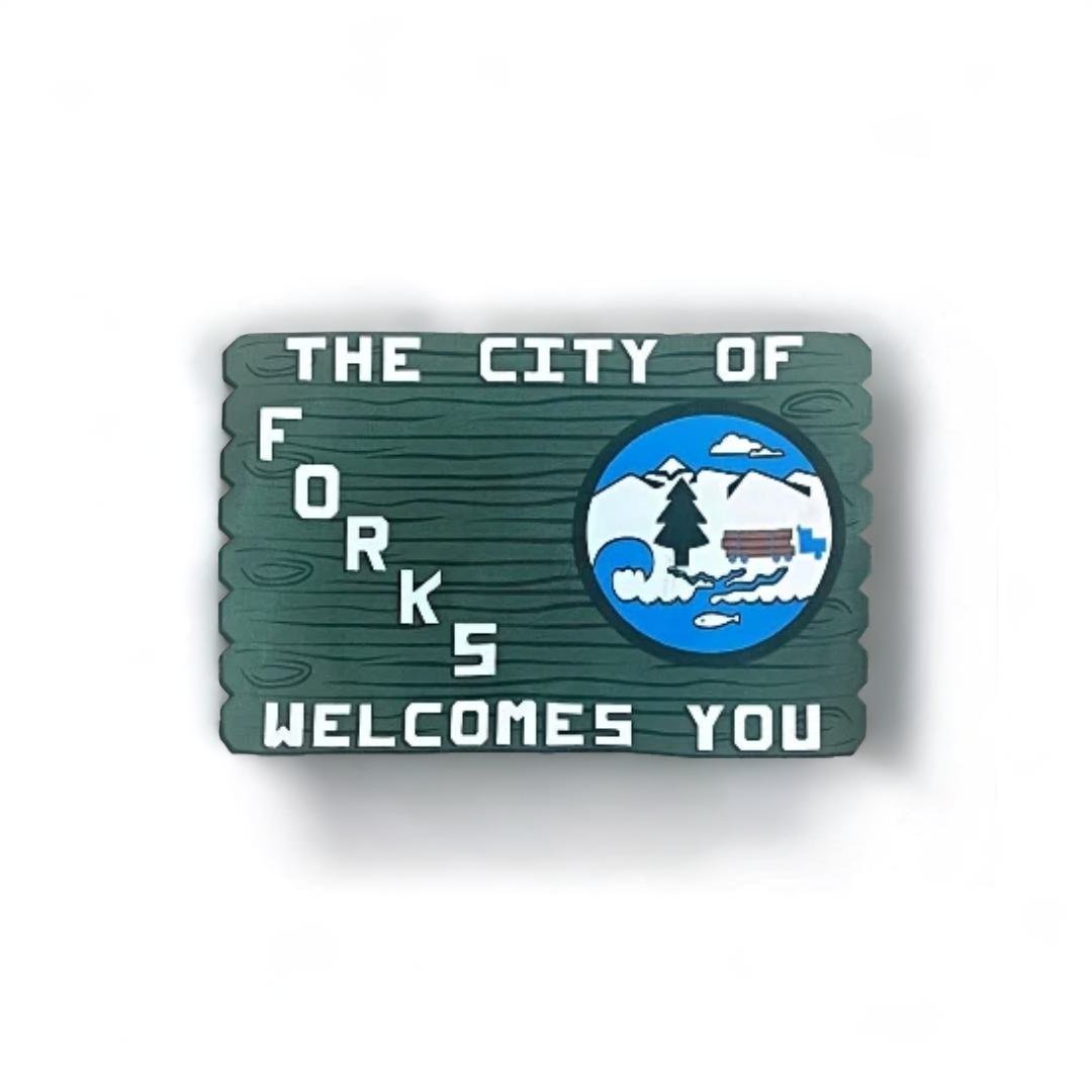 City of Forks Welcomes You Sign Crewneck Sweater