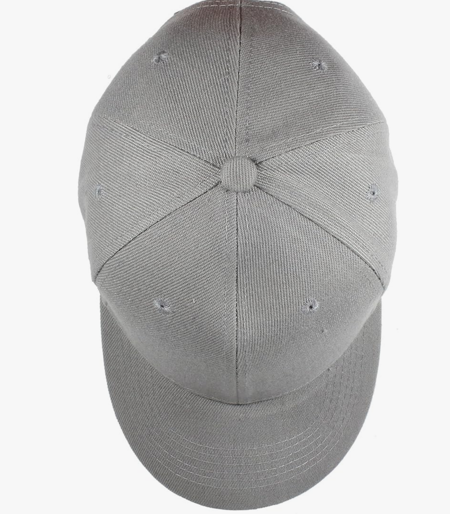 Sasquatch Embroidered Baseball Hat - Gray hat with black and white design
