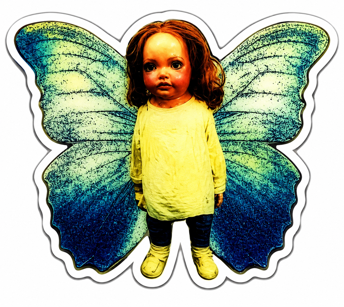 Chuckesmee Angel Sticker