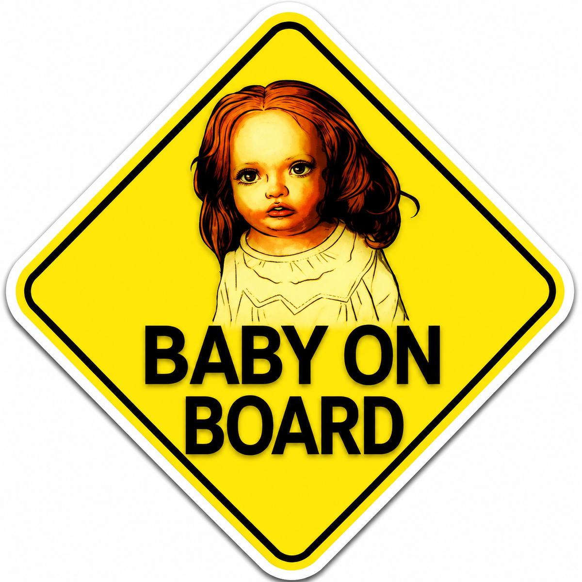 Baby On Board Chuckesmee Sticker