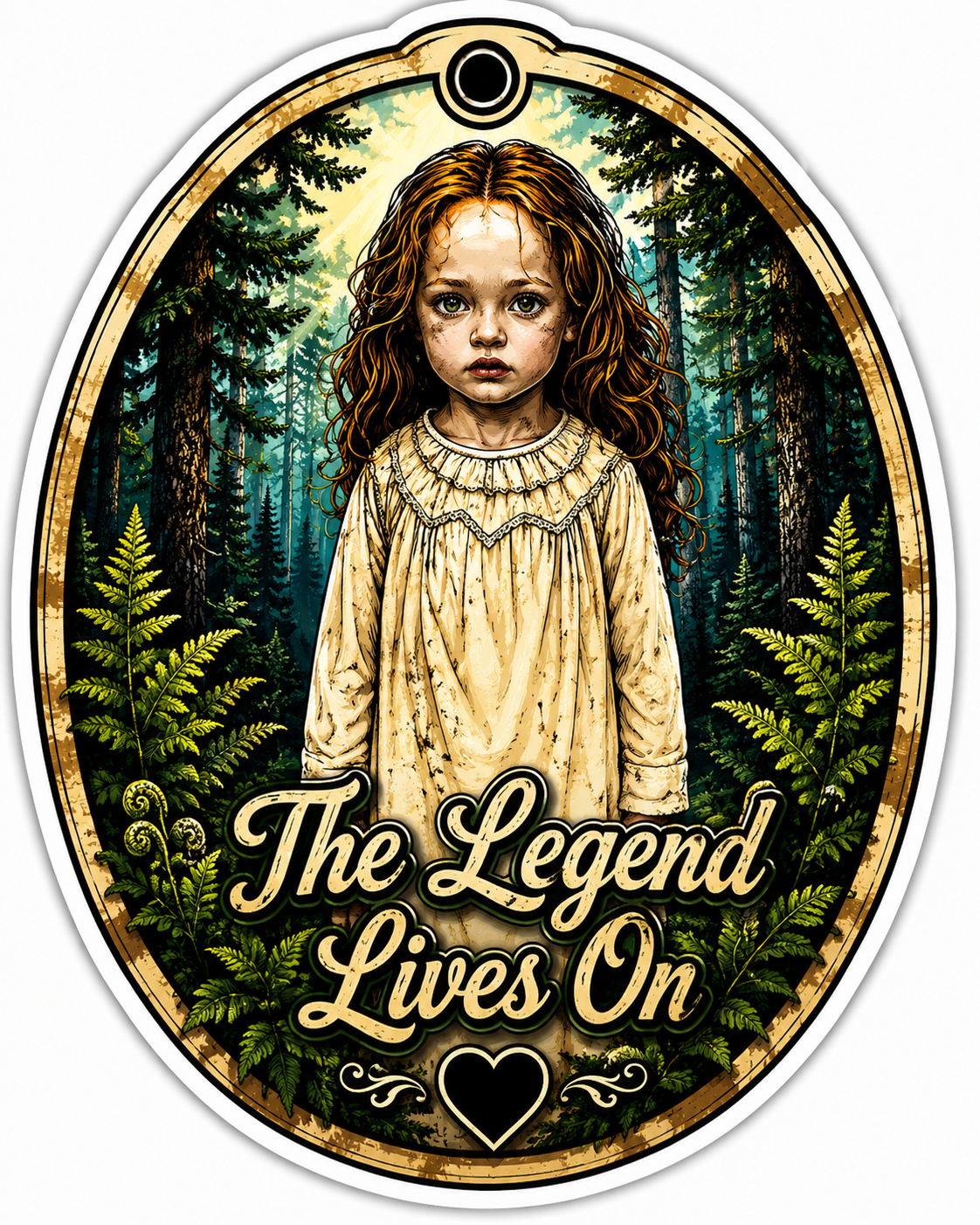 Chuckesmee The Legend Lives On Sticker
