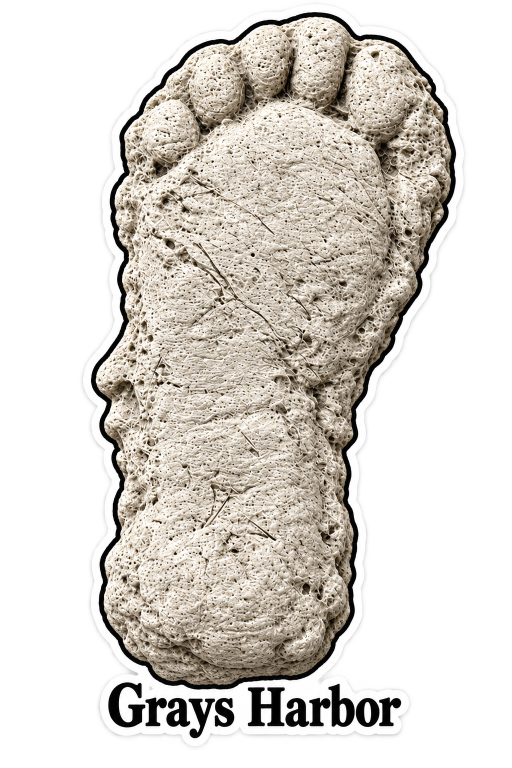 Gray's Harbor Sasquatch Cast Sticker