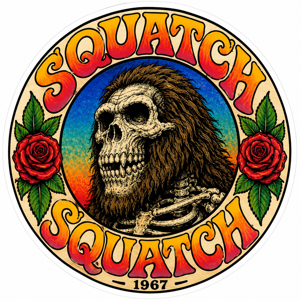 Squatch 1967 Sticker