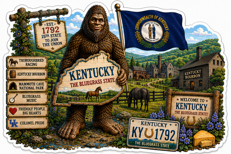 Kentucky Sasquatch Sticker