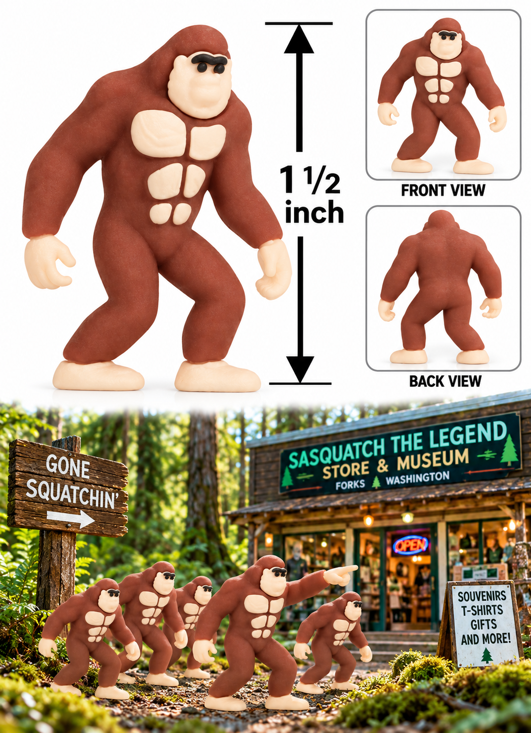 1½" Sasquatch The Legend Figure