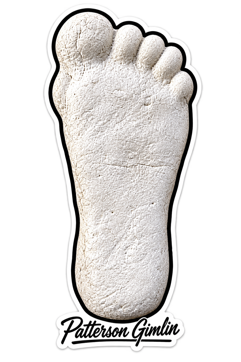 Patterson Gimlin Cast Sticker