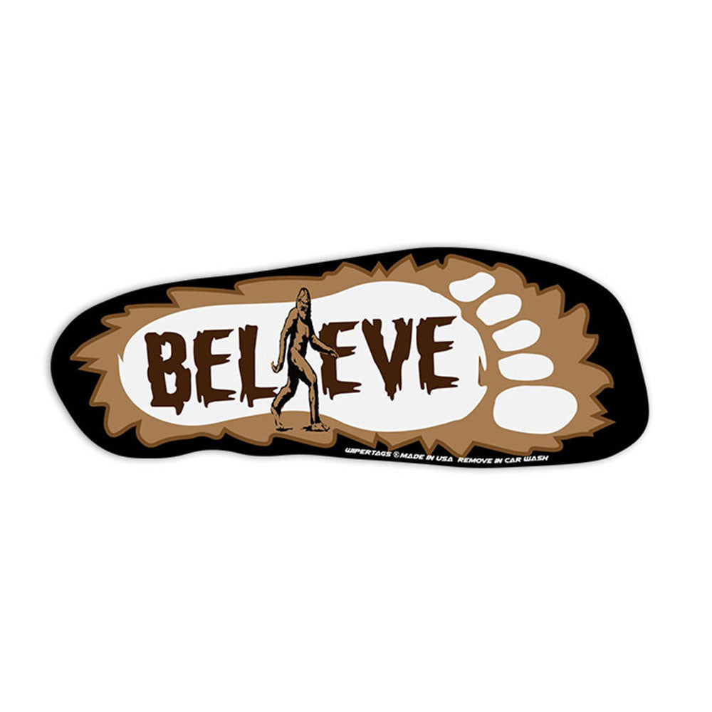 Believe Bigfoot WiperTags