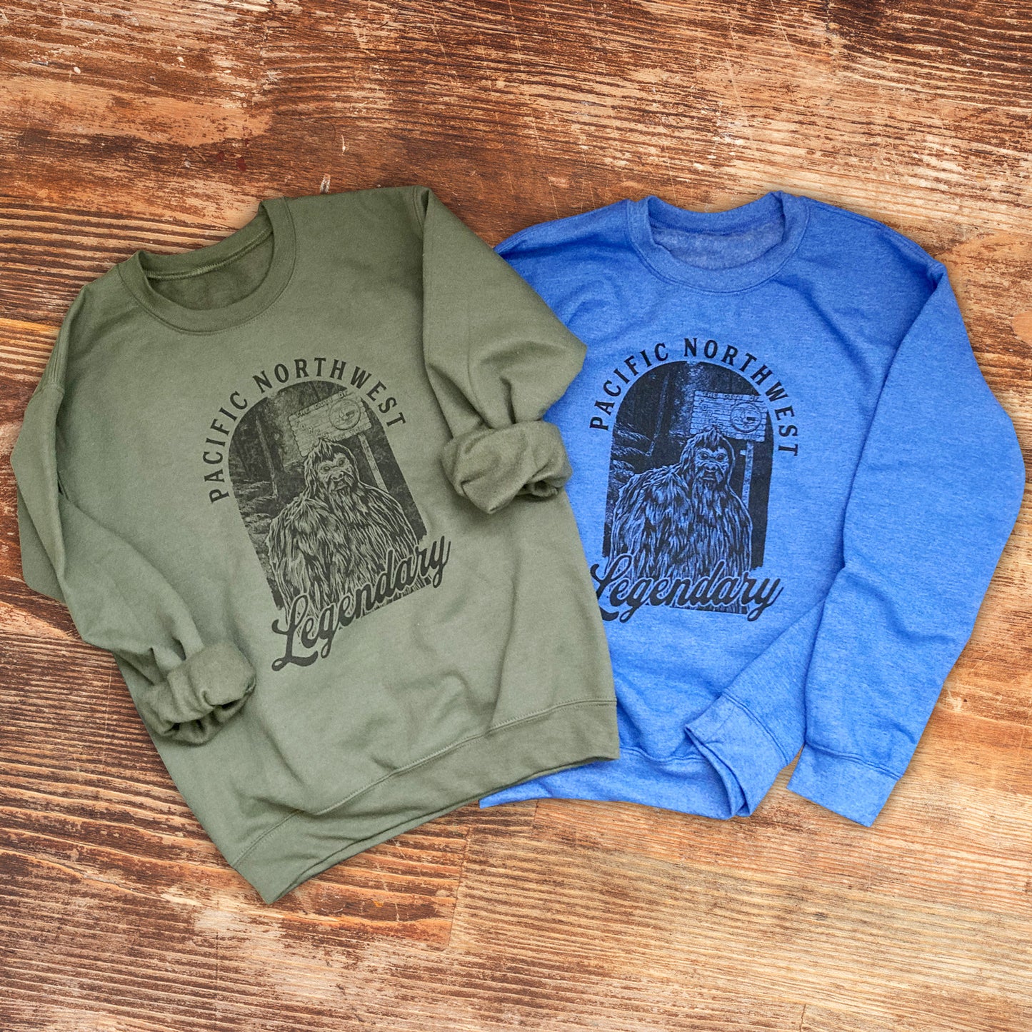 Pacific Northwest with Biggy Crewneck Sweater