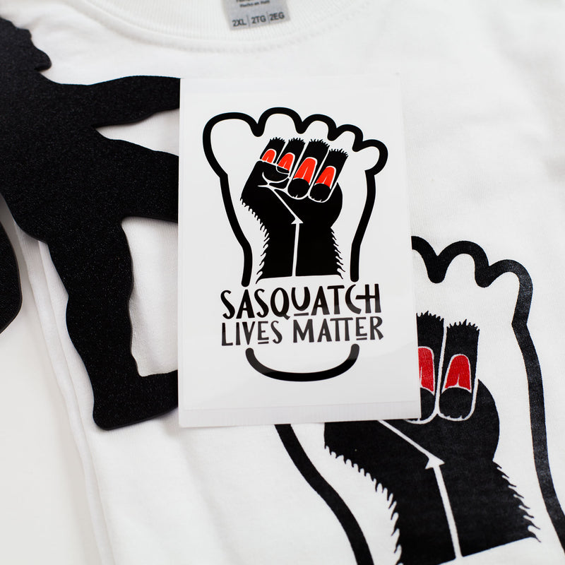 Sasquatch Lives Matter Sticker - Sasquatch The Legend