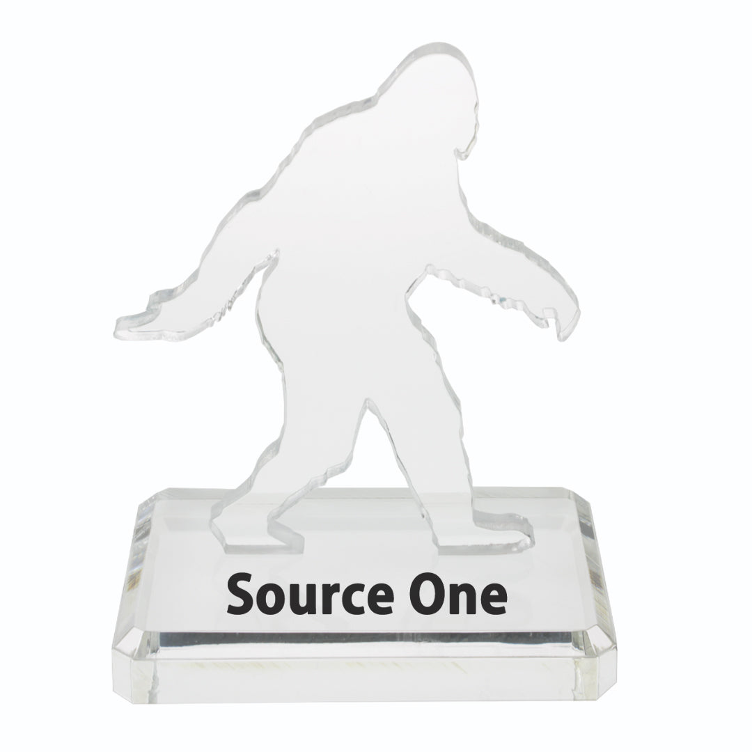 Acrylic Sasquatch Bigfoot Award