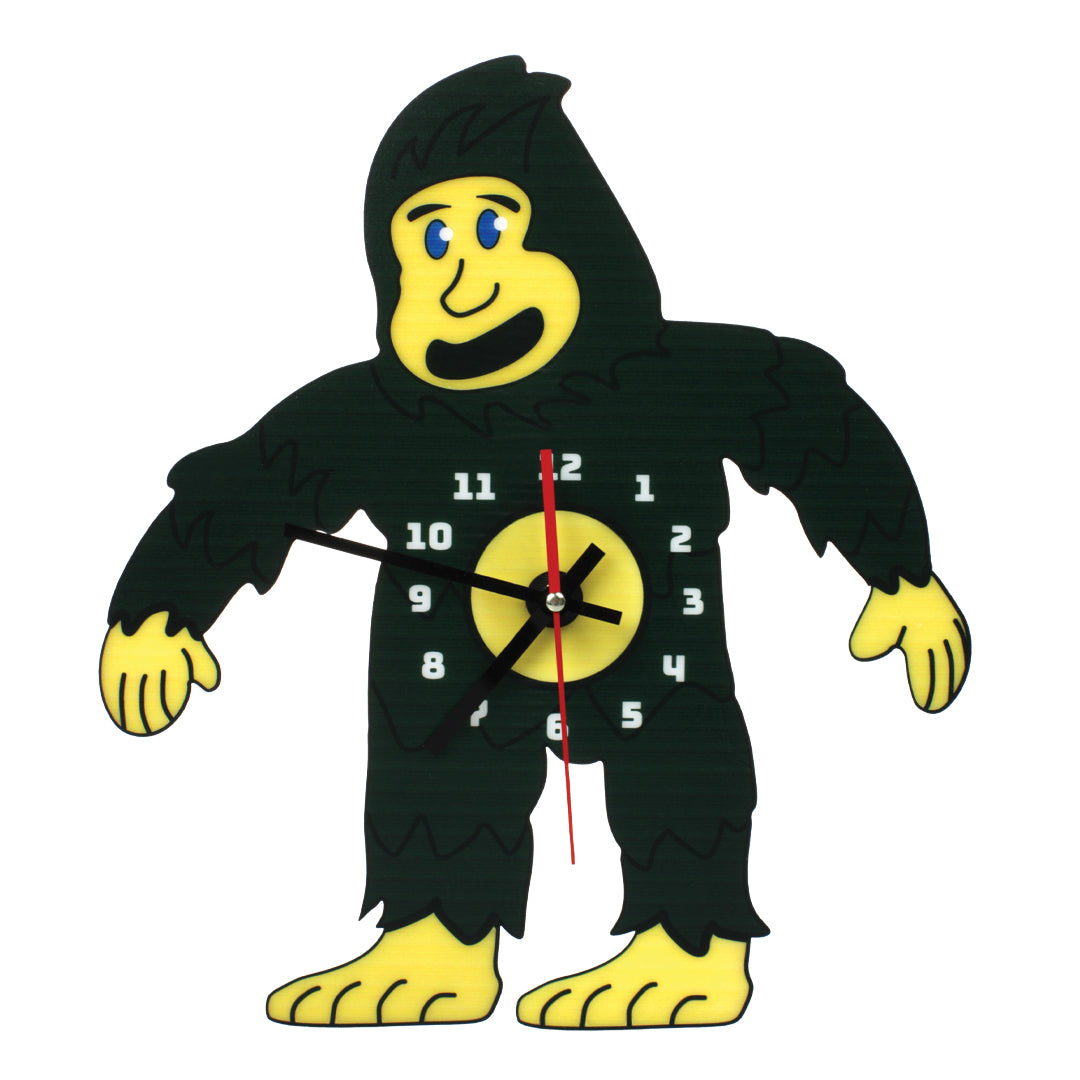 Acrylic Sasquatch & Yeti Wall Clocks
