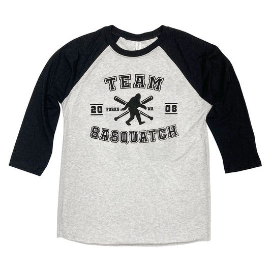 Team Sasquatch 3/4-Sleeve Raglan Baseball T-Shirt
