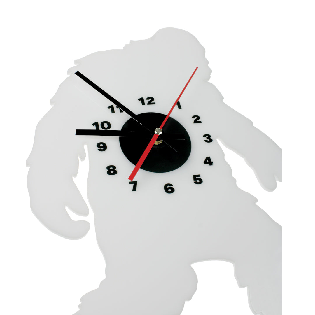 Acrylic Sasquatch & Yeti Wall Clocks