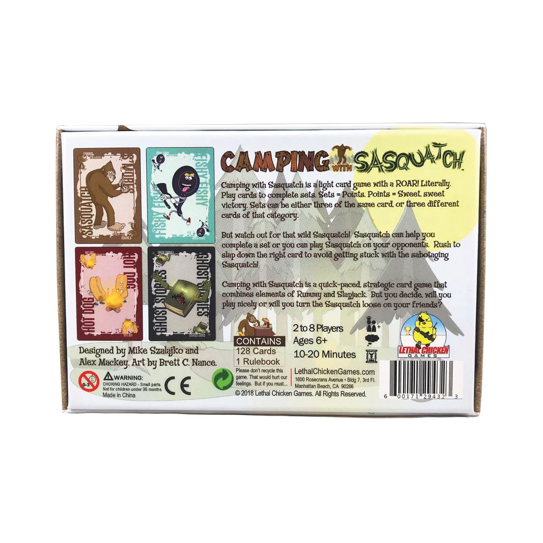 Camping with Sasquatch Card Game