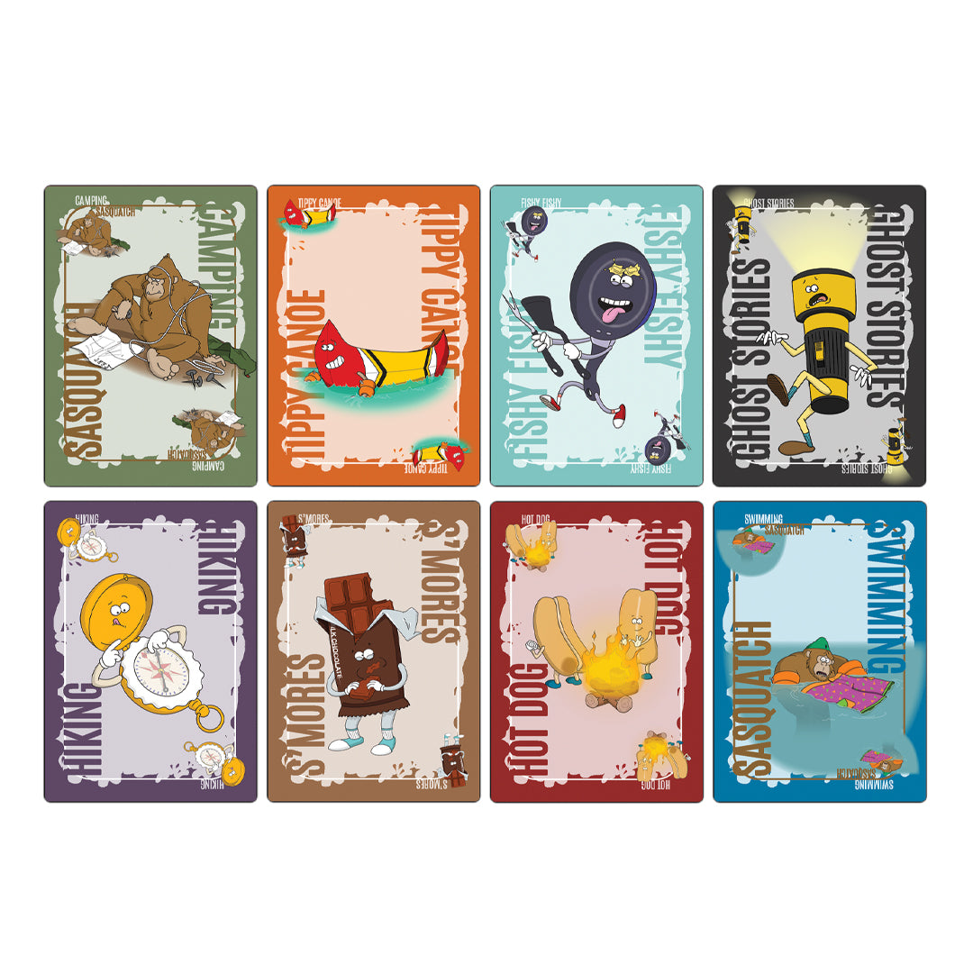 Camping with Sasquatch Card Game