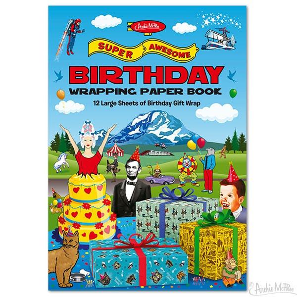 Birthday Gift Wrapping Paper Book - Sasquatch The Legend