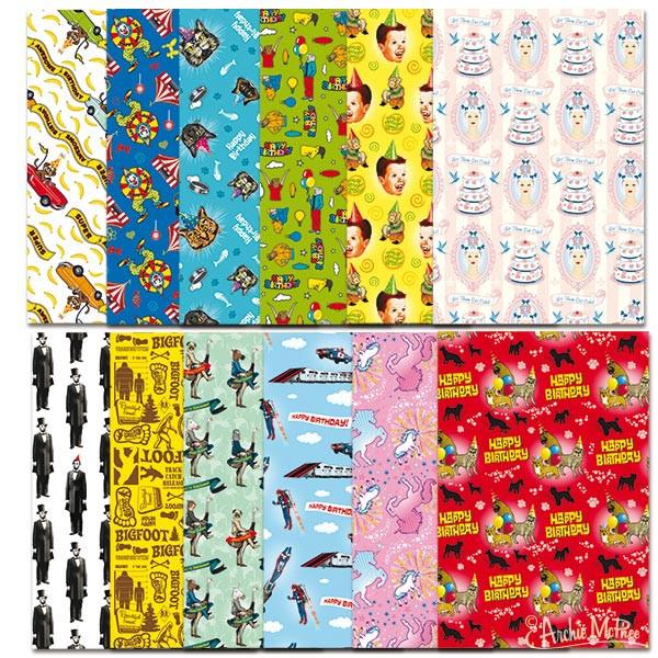 Birthday Gift Wrapping Paper Book - Sasquatch The Legend