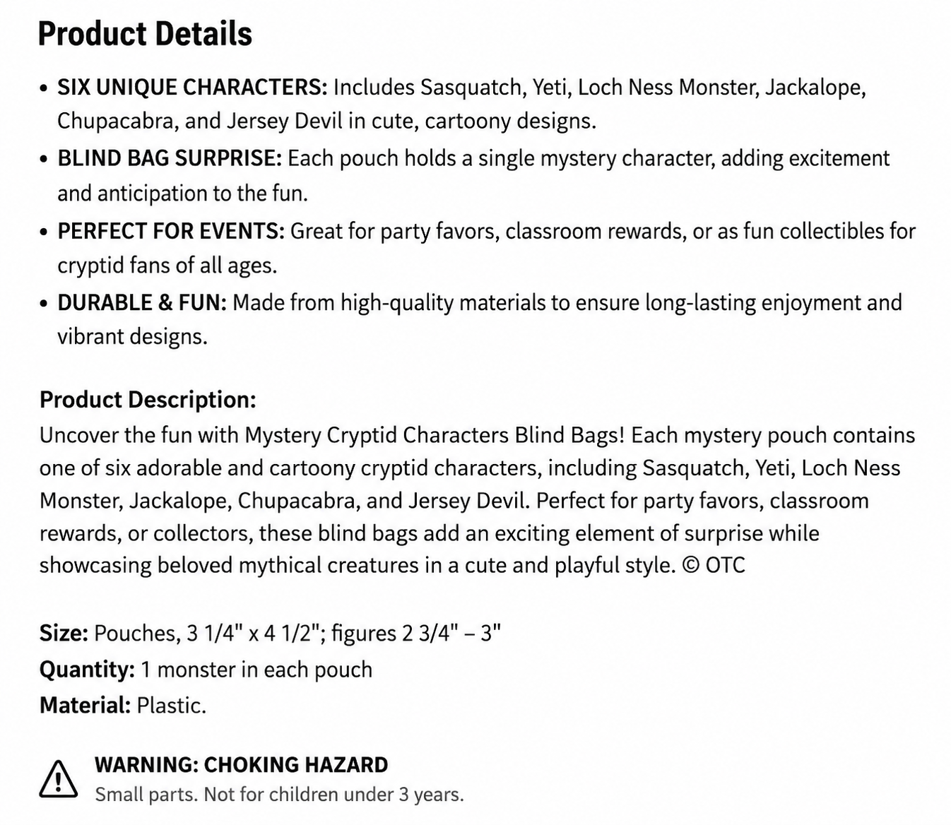 Mystery Cryptic Blind Bags
