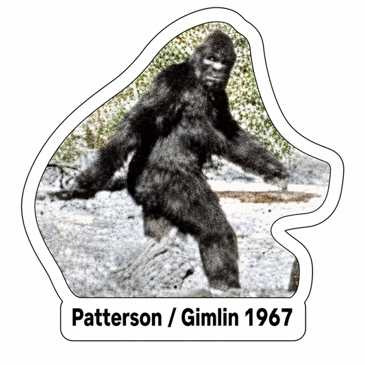 Patterson and Gimlin 1967 Sasquatch Photo Sticker