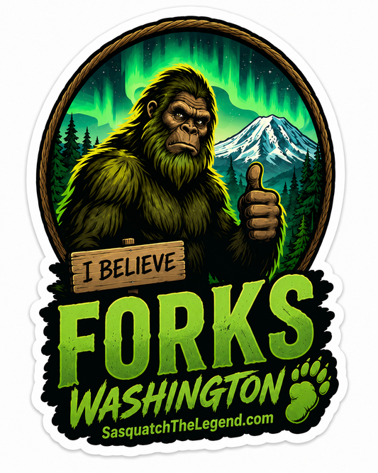 I Believe Forks Washington Sticker