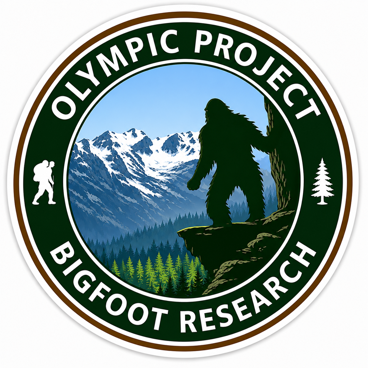 Olympic Project Bigfoot Research Sticker