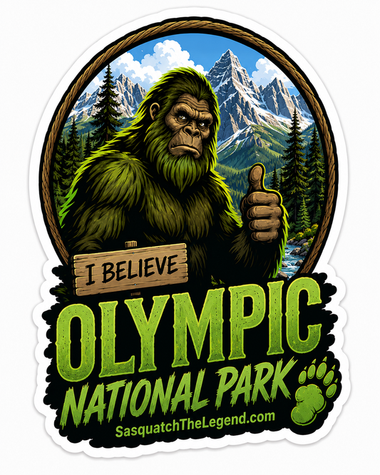 I Believe Olympic National Park Sticker