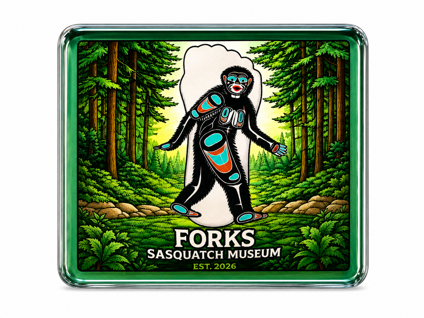 Forks Sasquatch Museum Magnet