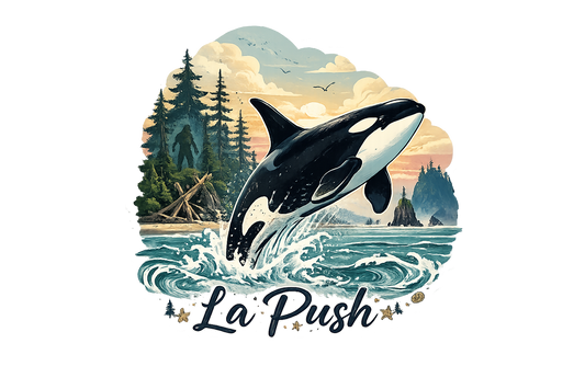 Orca Whale La Push Washington Sticker