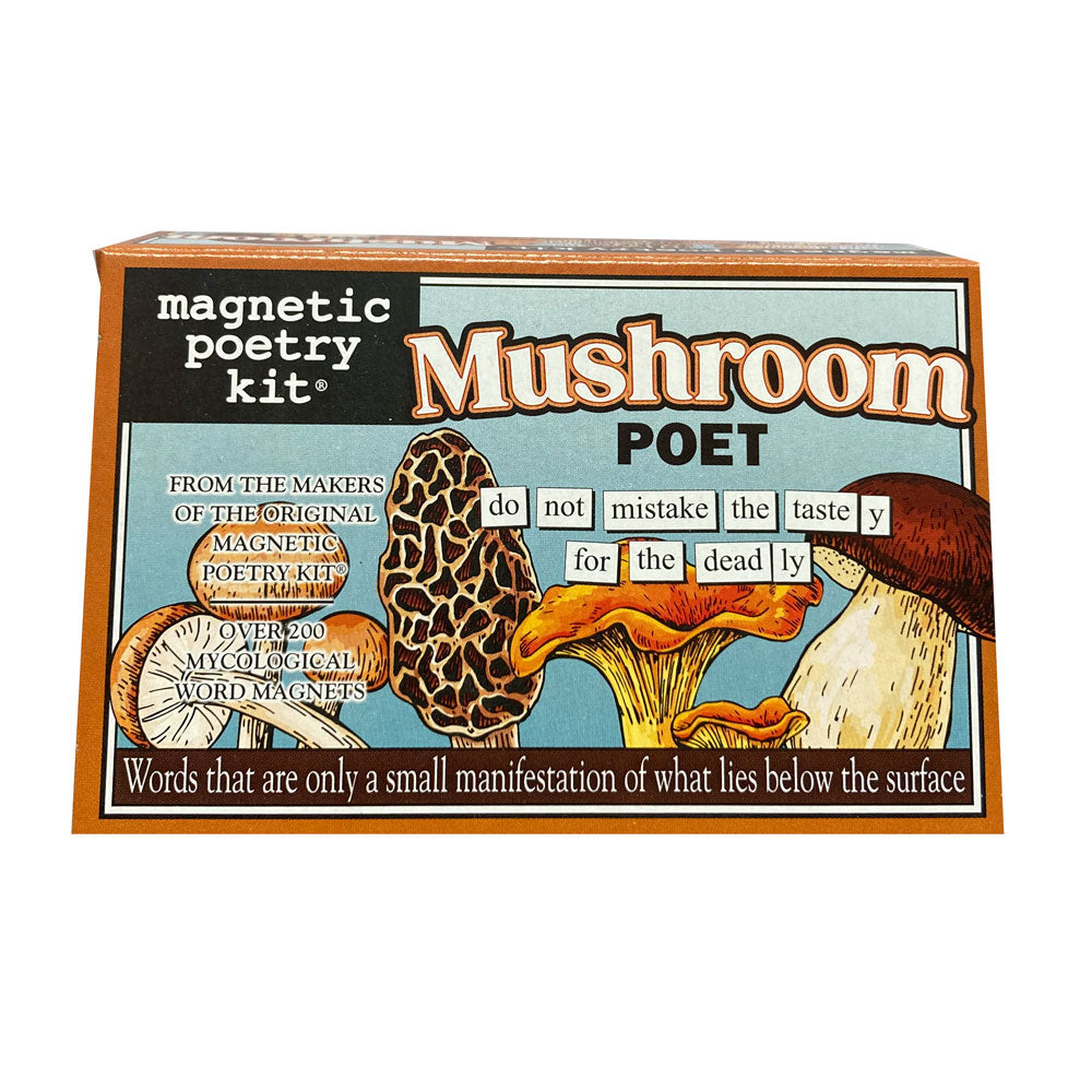 Mushroom Poet Magnetic Poetry Kit