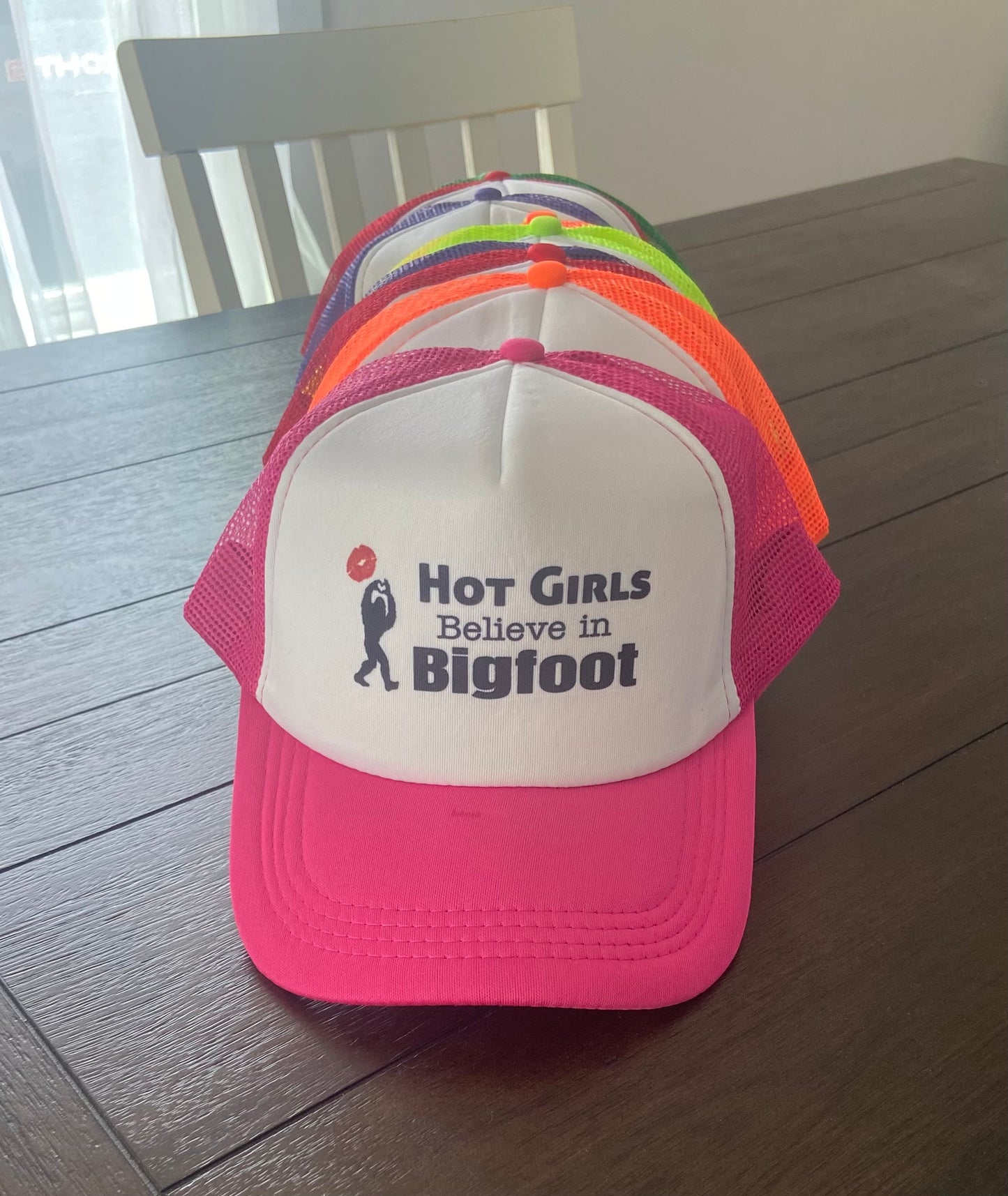 Hot Girls Believe in Bigfoot Trucker Hat