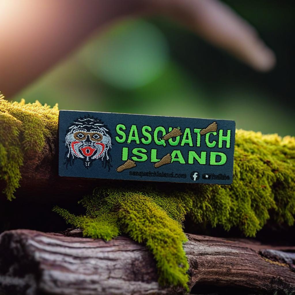 Sasquatch Island Stick-On or Sew-On Patch