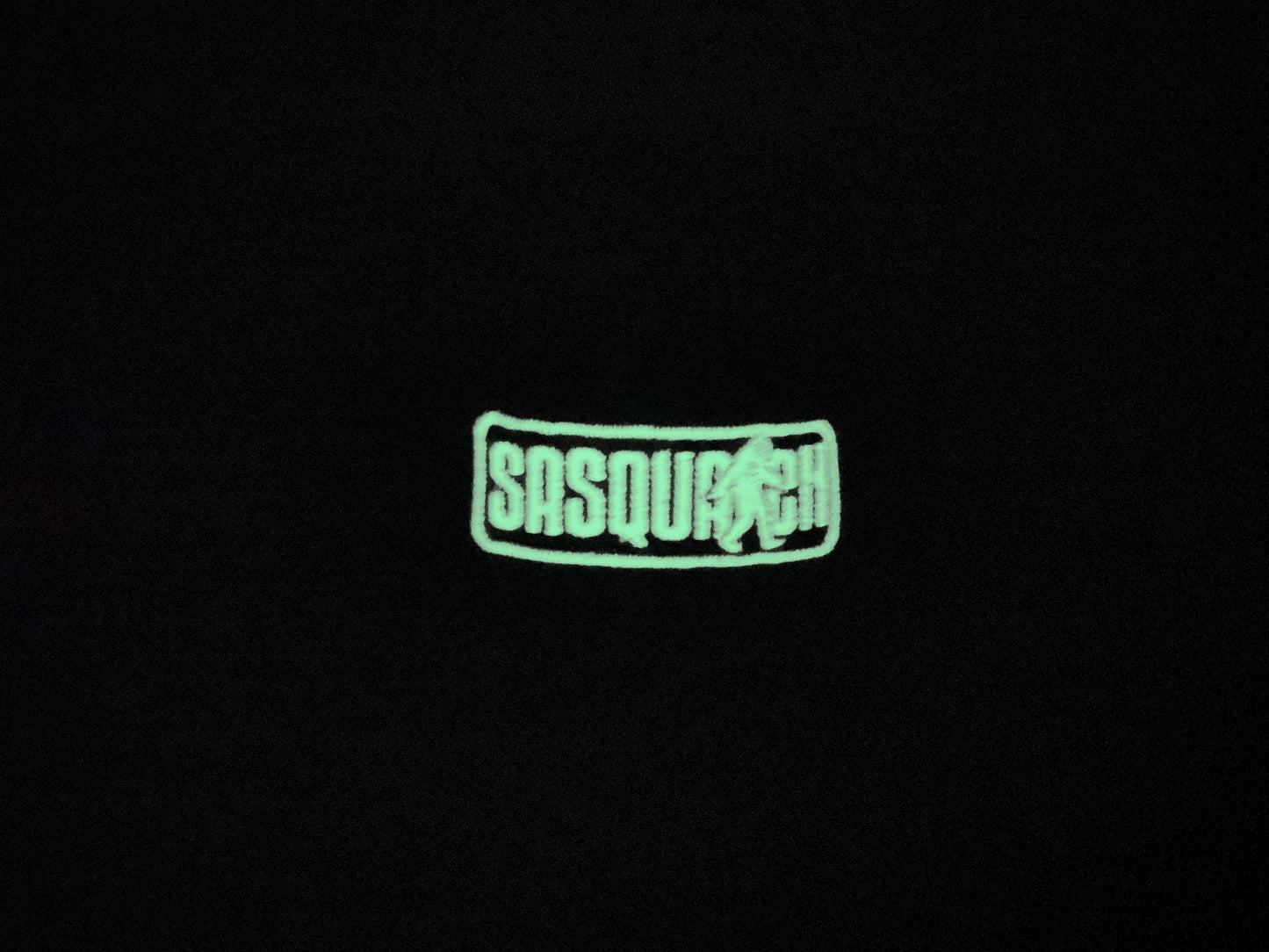 Sasquatch Baseball Hat with Glow in the Dark Embroidered Patch