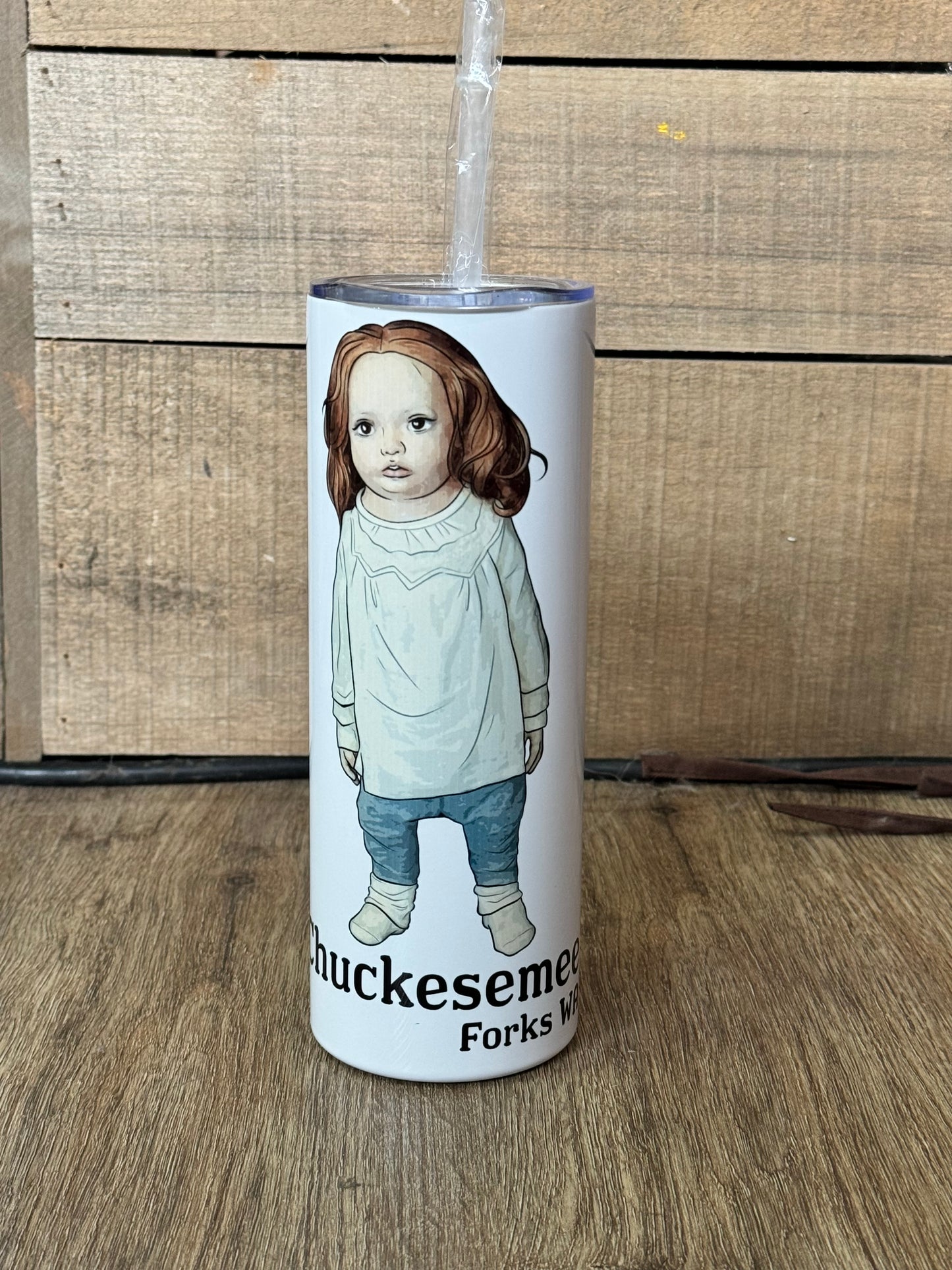 Chuckesmee Collection: Shirts, Crewnecks, Pins, Mugs, Hats, Shot glasses and more