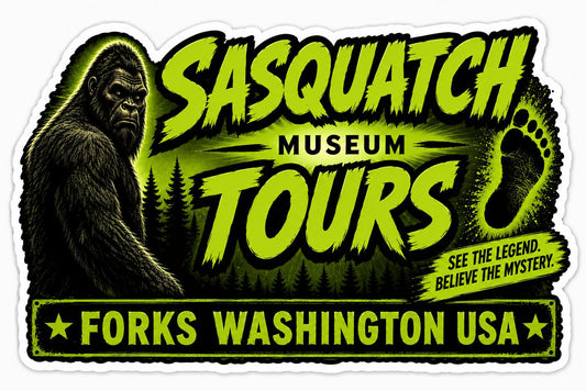 See the Legend Mystery Sasquatch Museum Tour Sticker