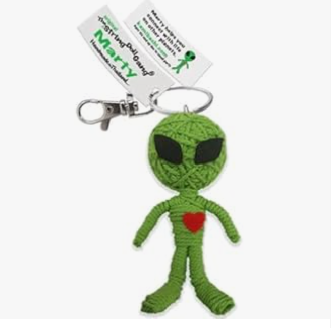 Alien String Doll Gang Keychain