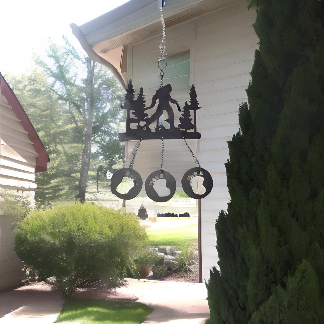 Sasquatch Metal Wind Chime