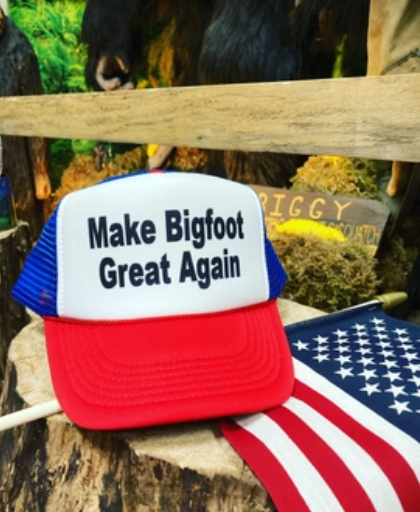 Trucker Hats: Sasquatch, Bigfoot, Twilight and Banana Slug Rainbow