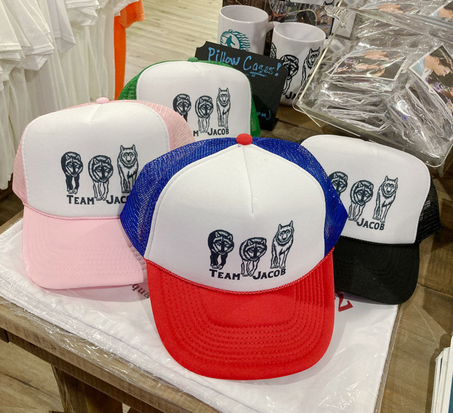 Trucker Hats: Sasquatch, Bigfoot, Twilight and Banana Slug Rainbow