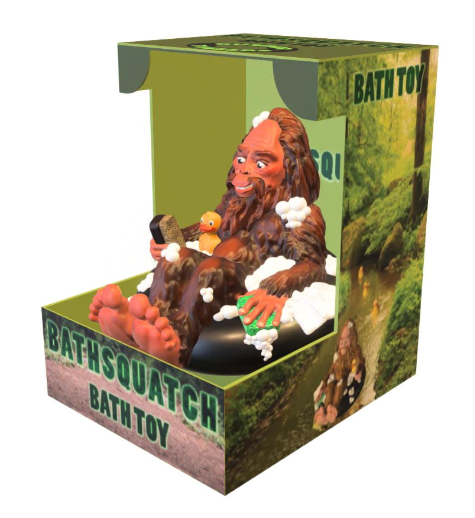 BathSquatch - BigFoot - Sasquatch - Top Secret - Premium Bath Toy Collectible