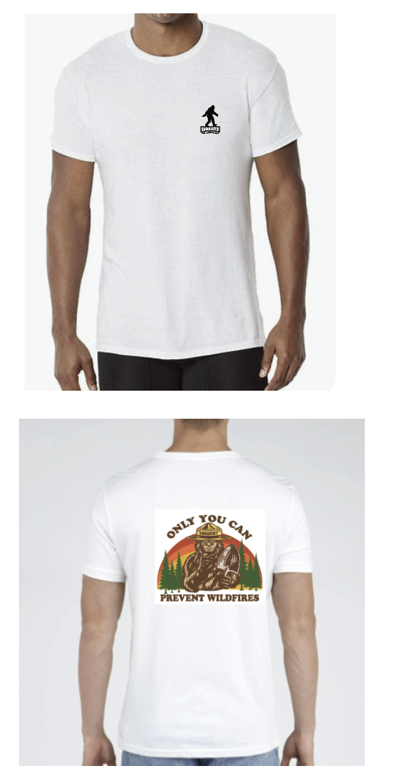 Only You Can Prevent Wildfires T-shirt