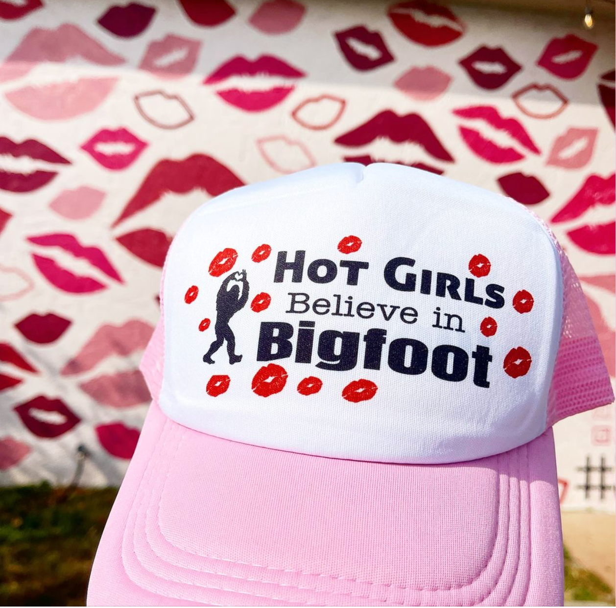 Hot Girls Believe in Bigfoot Trucker Hat