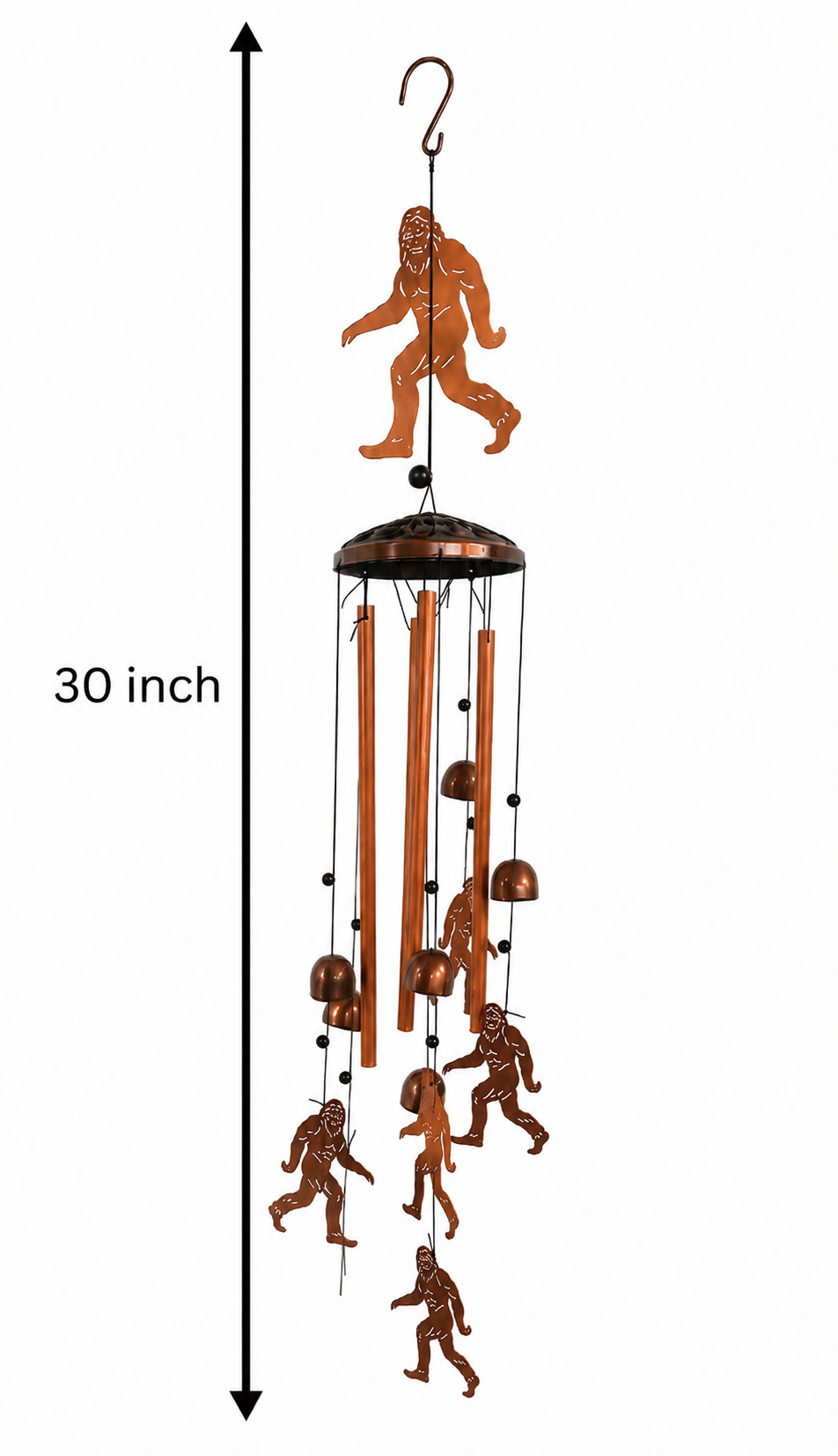 Sasquatch Bigfoot Wind Chimes